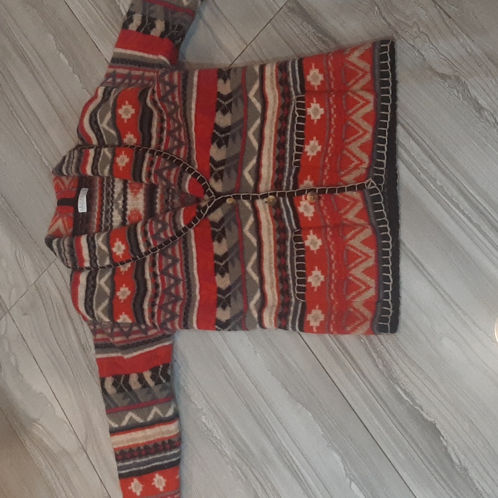 Colorful Patterned Cardigan - Picture 4 of 8